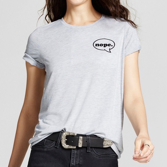 Mighty Fine Tops - 🔥6 for 20 / “Nope.” T-shirt